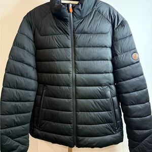 SAVE THE DUCK Black Puffer Jacket